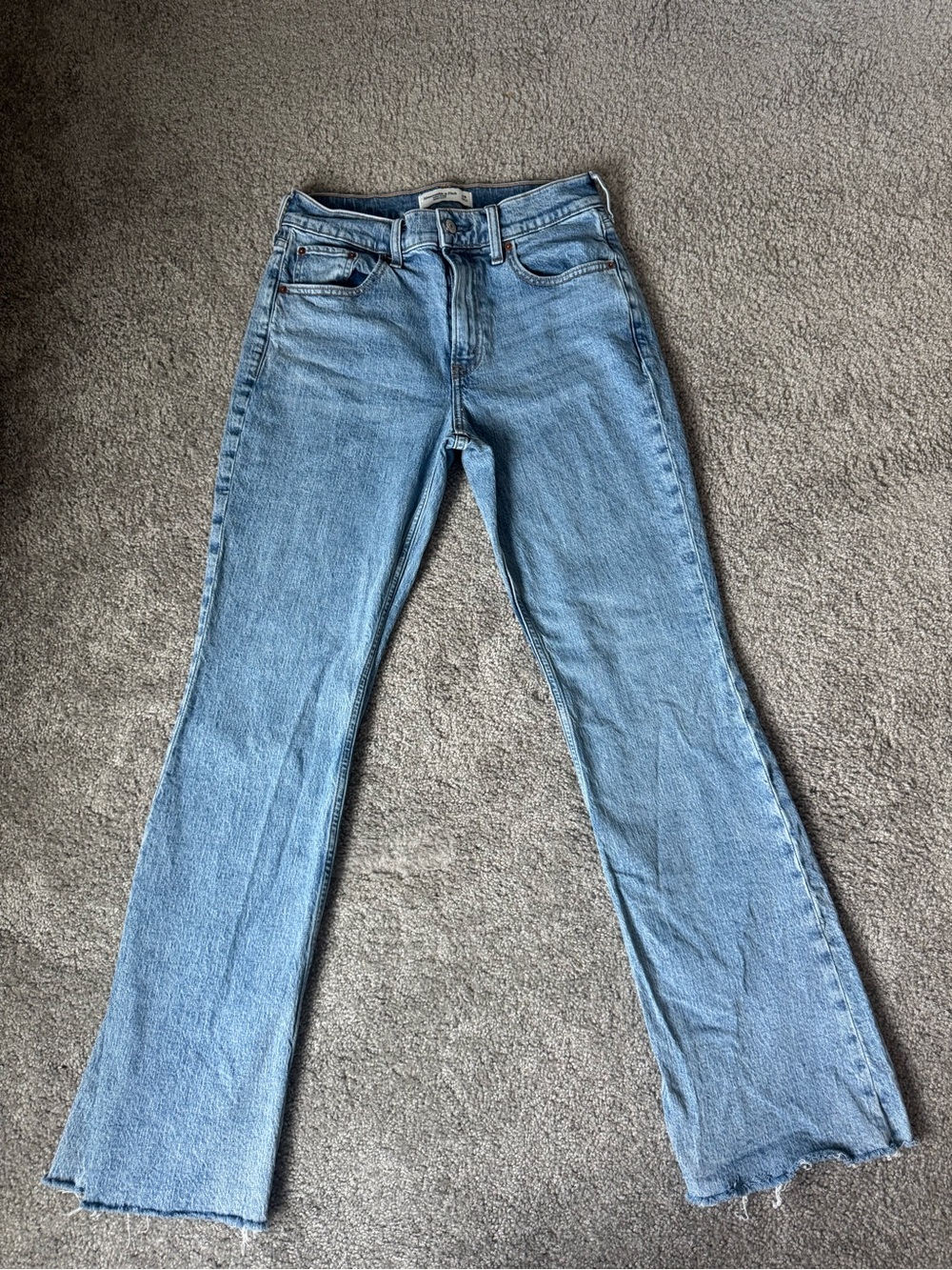 Abercrombie & Fitch Light Blue Flare Jeans